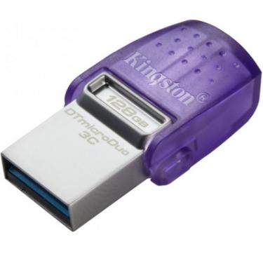 USB флеш накопитель Kingston 128GB DataTraveler microDuo 3C USB 3.2/Type C Фото 1
