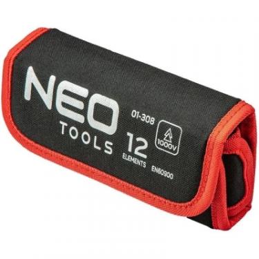 Отвертка Neo Tools діелектрична бітотримач 1/4", 10 змінних вставок д Фото 1