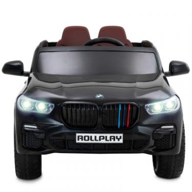 Электромобиль Rollplay BMW X5M двомісний чорний Фото 1
