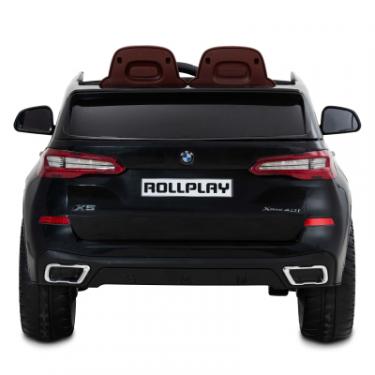 Электромобиль Rollplay BMW X5M двомісний чорний Фото 4
