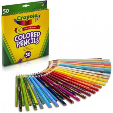 Карандаши цветные Crayola 50 шт Фото 1