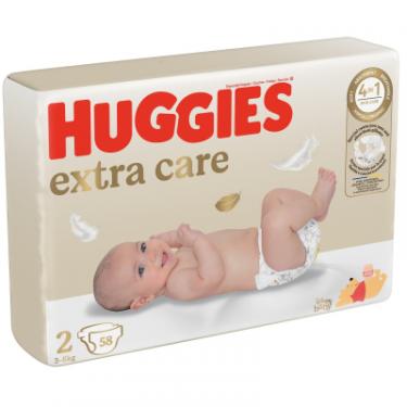 Подгузники Huggies Extra Care 2 (3-6 кг) 58 шт Фото 1