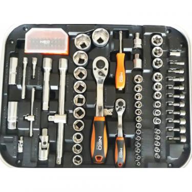 Набор инструментов Neo Tools для електрика, 1000 В, 1/2", 1/4", CrV, 108 шт. Фото 2