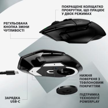 Мышка Logitech G502 X Lightspeed Wireless Black Фото 4