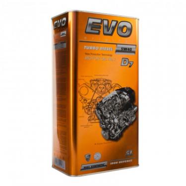 Моторное масло EVO D7 5W-40 TURBO DIESEL 5L Фото