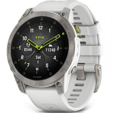 Смарт-часы Garmin EPIX gen 2, Sapphire,White,Titanium, GPS Фото