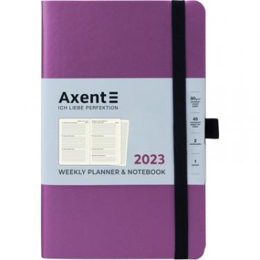 Еженедельник Axent 2023 Partner Soft 125x195 мм фіолетовий Фото