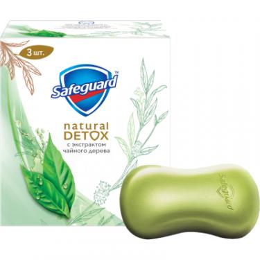 Твердое мыло Safeguard Natural Detox З екстрактом чайного дерева 3 x 110 Фото