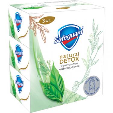 Твердое мыло Safeguard Natural Detox З екстрактом чайного дерева 3 x 110 Фото 2