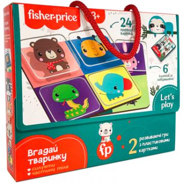 Развивающая игрушка Vladi Toys Гра з пластиковими картками Fisher Price Вгадай тв Фото