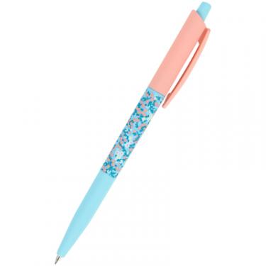 Ручка шариковая Axent автоматична Spring, синя Фото