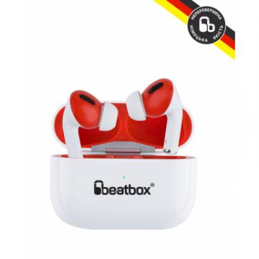 Наушники BeatBox PODS PRO 1 Wireless Charging White-Red Фото 4