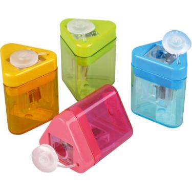 Точилка Kum Тригранна пластикова з контейнером Mini-Tri Фото