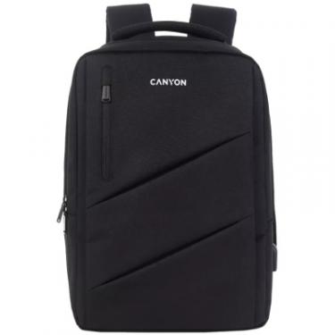 Рюкзак для ноутбука Canyon 15.6" BPE-5 Urban, USB, 12-18L, Black Фото