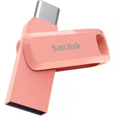 USB флеш накопитель SanDisk 64GB Ultra Dual Drive Go Type-C Peach Фото 2