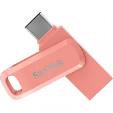 USB флеш накопитель SanDisk 64GB Ultra Dual Drive Go Type-C Peach Фото 3