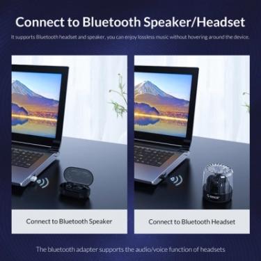 Bluetooth-адаптер Orico Bluetooth 5.0 BTA-508-BK-BP Фото 5