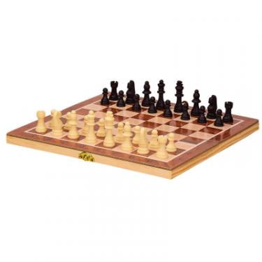 Настольная игра A-Toys Дерев'яні шахи з нардами та шашками Фото