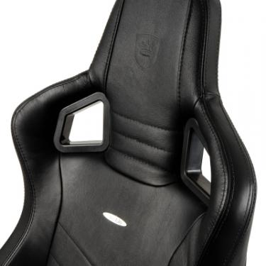 Кресло игровое Noblechairs Epic Series Real Leather Black Фото 5