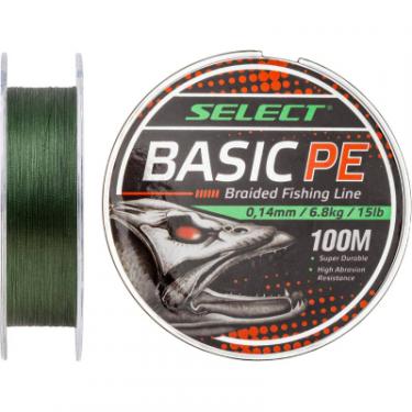 Шнур Select Basic PE 100m Dark Green 0.16mm 18lb/8.3kg Фото