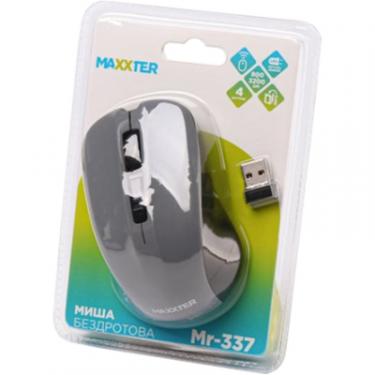 Мышка Maxxter Mr-337-Gr Wireless Gray Фото 3
