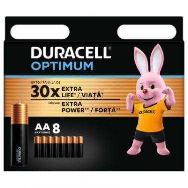 Батарейка Duracell Optimum AA лужні 8 шт. в упаковці Фото