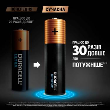 Батарейка Duracell Optimum AA лужні 8 шт. в упаковці Фото 2