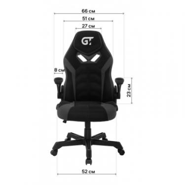 Кресло игровое GT Racer X-2656 Black/Gray Фото 10