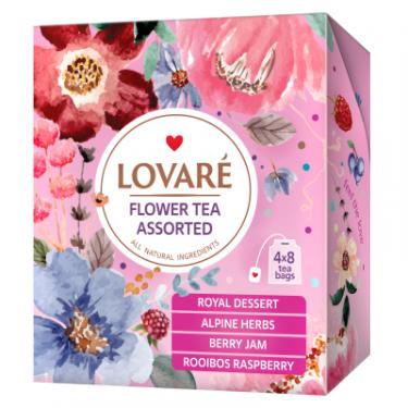Чай Lovare Асорті Квітковий 4 види по 8 шт Фото