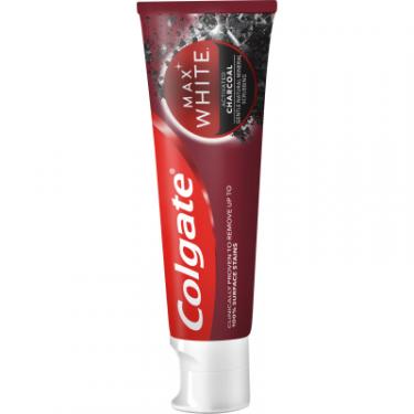 Зубная паста Colgate Max White Charcoal Optic White Відбілювальна з вуг Фото 2