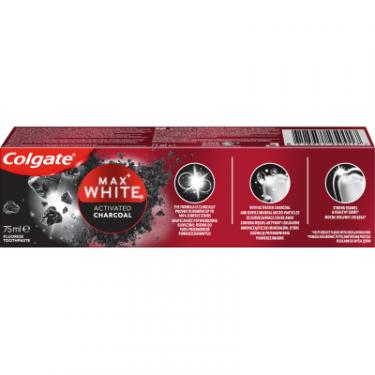 Зубная паста Colgate Max White Charcoal Optic White Відбілювальна з вуг Фото 4