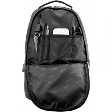 Рюкзак школьный Optima 17.5" Techno унісекс 0.7 кг 16-25 л Коричневий з в Фото 3