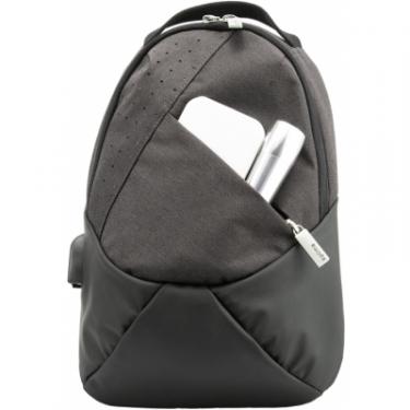 Рюкзак школьный Optima 17.5" Techno унісекс 0.7 кг 16-25 л Коричневий з в Фото 4