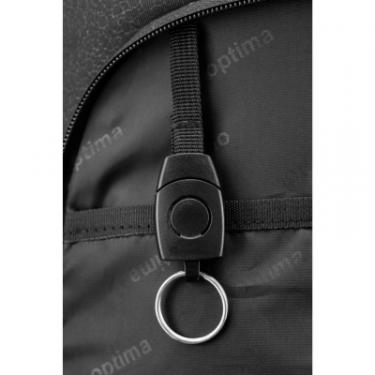 Рюкзак школьный Optima 17.5" USB Techno унісекс 0.7 кг 16-25 л Чорний Фото 2