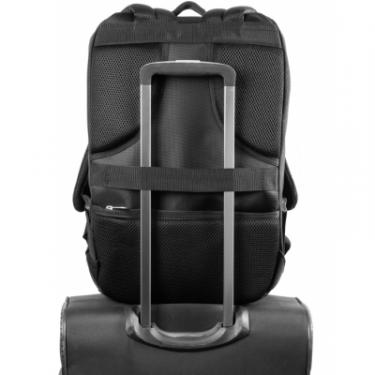 Рюкзак школьный Optima 18.5" USB Anti-Theft унісекс 0.7 кг 16-25 л Сірий Фото 8