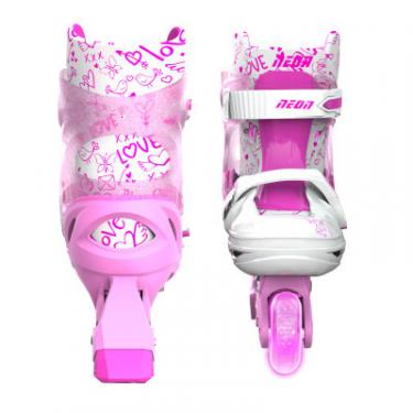 Роликовые коньки Neon Inline Pink розмір 30-33 Фото 1