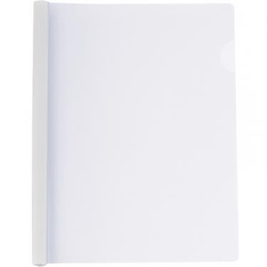Папка-скоросшиватель Economix А4 з планкою-затиском 6 мм (2-35 аркушів), біла Фото