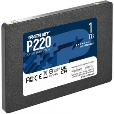 Накопитель SSD Patriot 2.5" 1TB P220 Фото 2
