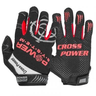 Перчатки для фитнеса Power System Cross Power PS-2860 Black/Red XL Фото