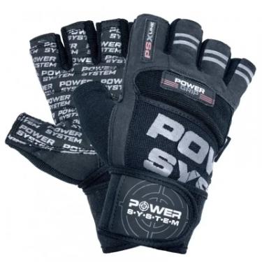 Перчатки для фитнеса Power System Power Grip PS-2800 Black L Фото