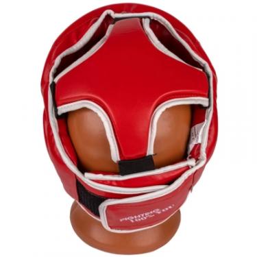 Боксерский шлем PowerPlay 3100 PU Червоний XS Фото 3