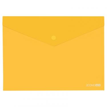 Папка - конверт Economix А5 180 мкм прозора, фактура "глянець", жовта Фото