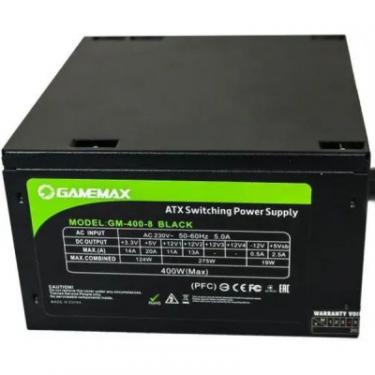 Блок питания Gamemax GM-400-8CM Black Фото