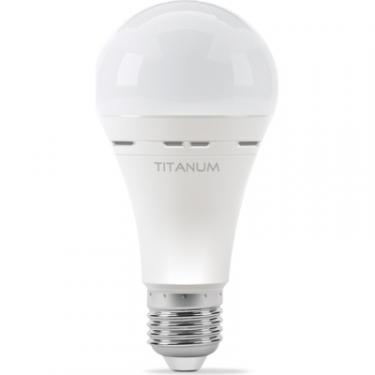 Лампочка TITANUM LED акумуляторна A68 10W E27 4000K 220V Фото 1