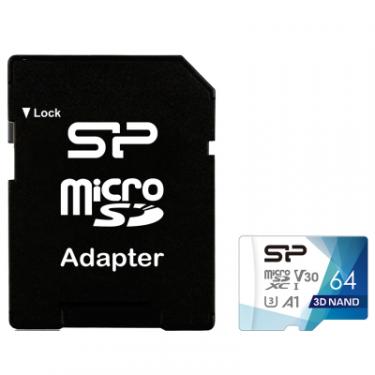 Карта памяти Silicon Power 64Gb microSDXC U3 A1 V30 Superior Color 100R/80W + Фото