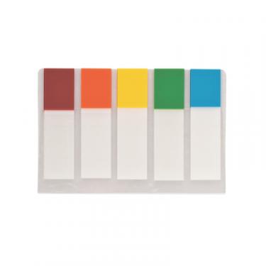 Стикер-закладка Buromax Половинки Plastic bookmarks 45x12mm, 5*20 шт, neon Фото 2