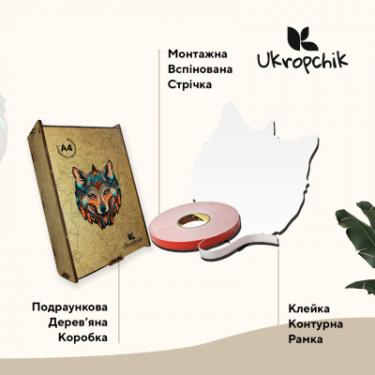 Пазл Ukropchik дерев'яний Племенний Вовк size - M в коробці з наб Фото 2