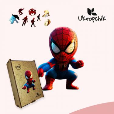 Пазл Ukropchik дерев'яний Супергерой Спайді size - M в коробці з Фото 4