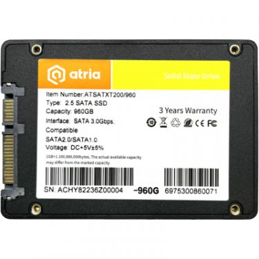 Накопитель SSD ATRIA 2.5" 960GB XT200 Фото 1