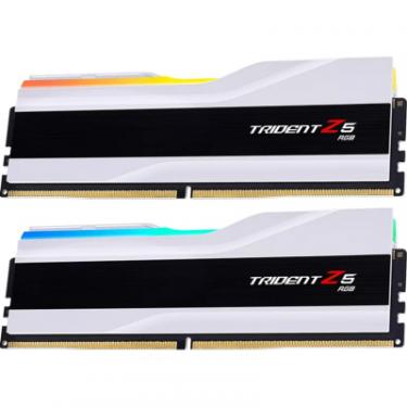 Модуль памяти для компьютера G.Skill DDR5 64GB (2x32GB) 6000 MHz Trident Z5 RGB White Фото